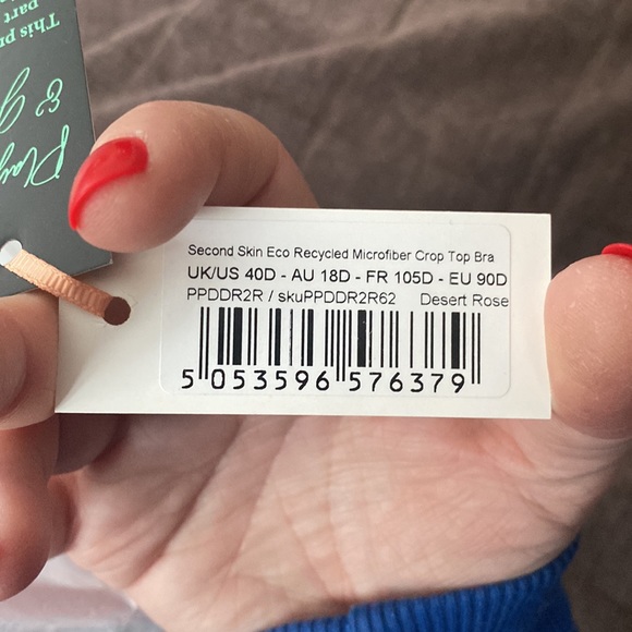 Playful Promises Second Skin Recycled Crop Top Bra - Picture 6 of 8